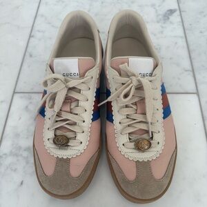 Gucci G 74 pink sneakers trainers